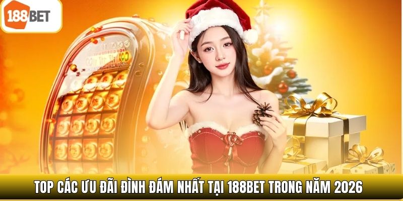 Top các ưu đãi đình đám nhất tại 188bet trong năm 2026 